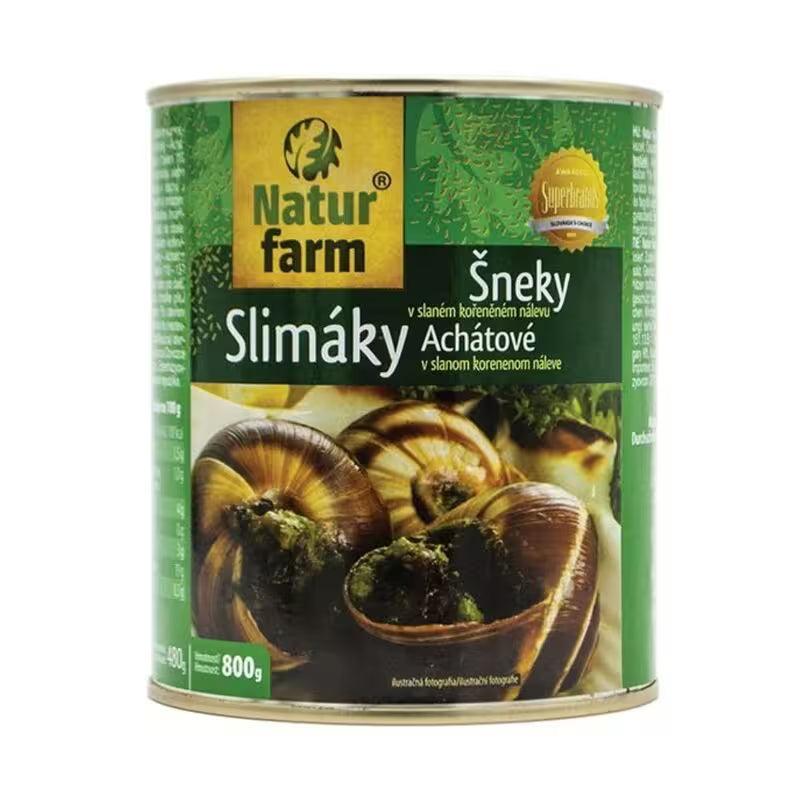 Slimáky Achátové 800g Natur Farm