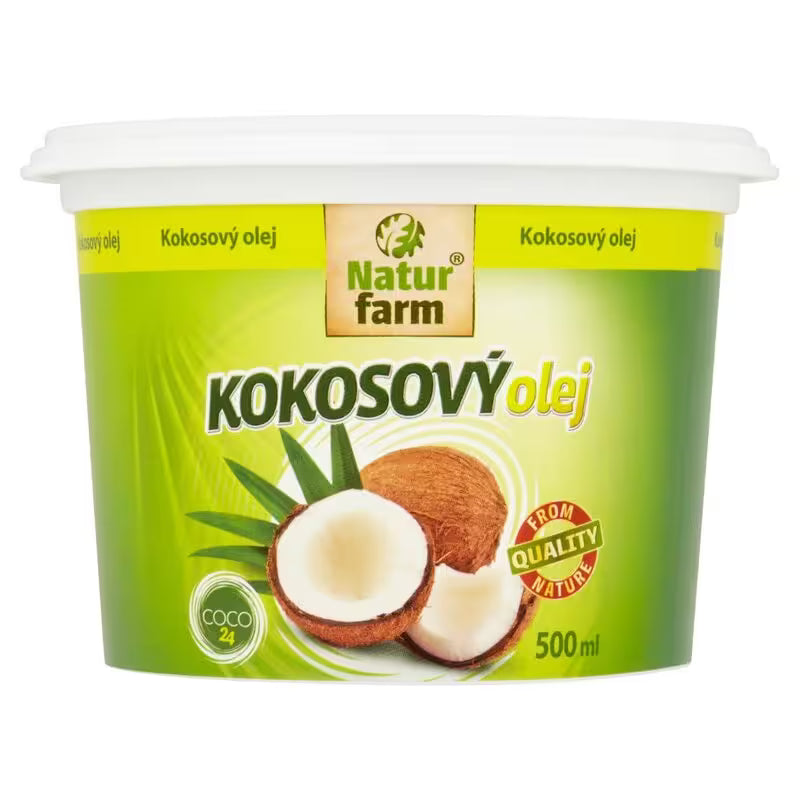 Olej kokosový Coco24 500ml Natur Farm