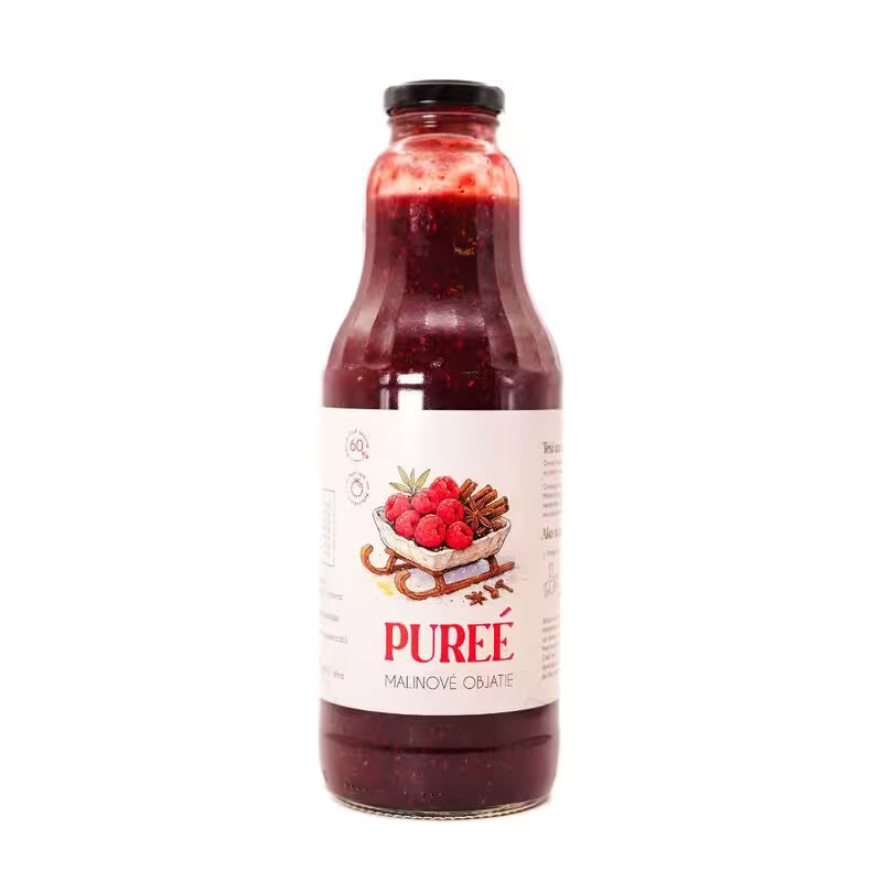 Pyré malinové objatie 1l Pureé