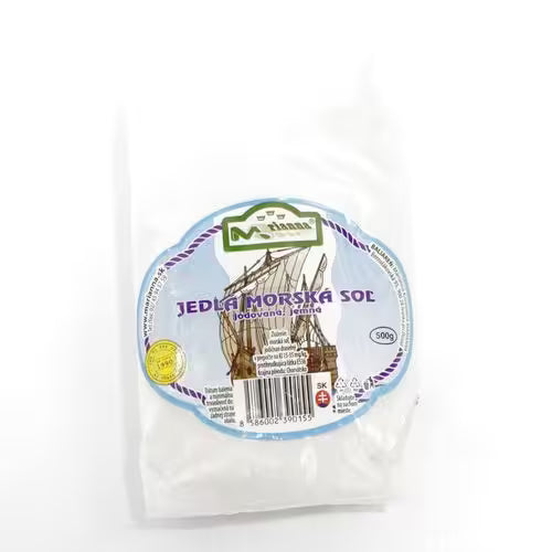 Soľ morská jemná 500g Marianna