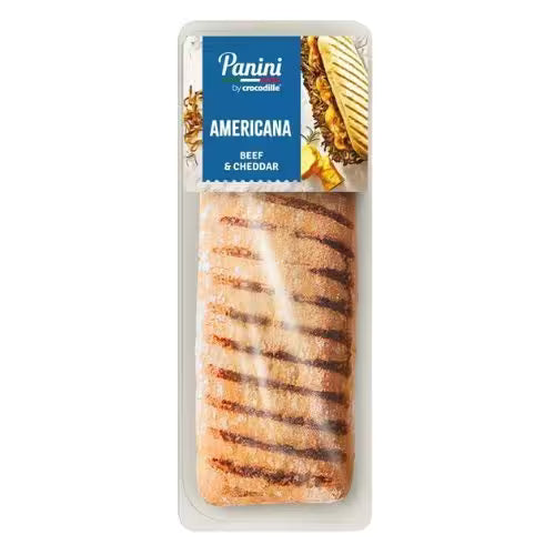 Mrazené Panini hovädzie mäso & chedar 170g Crocodille