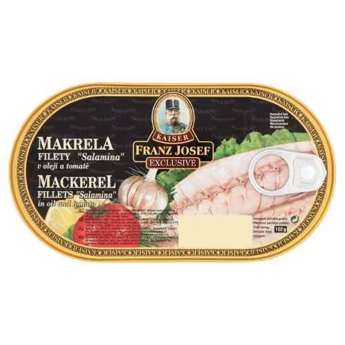 Makrelové filety salamina 170g Franz Josef