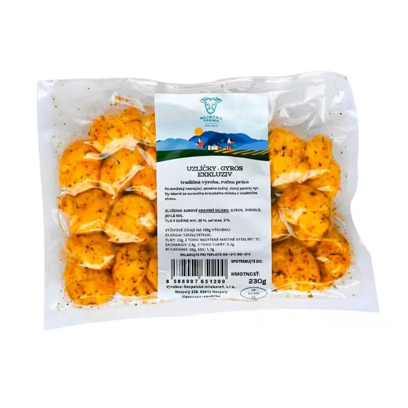 Mliečna farma Uzlíčky Gyros Exkluziv 230g
