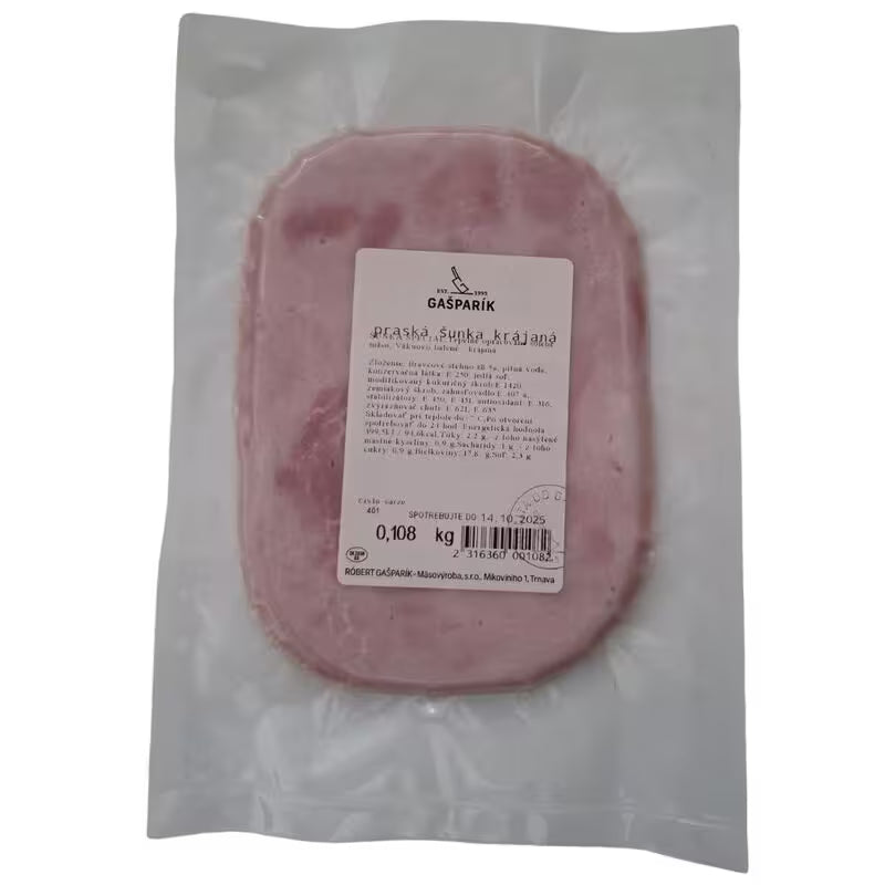Šunka Praská cca 100g Gašparík