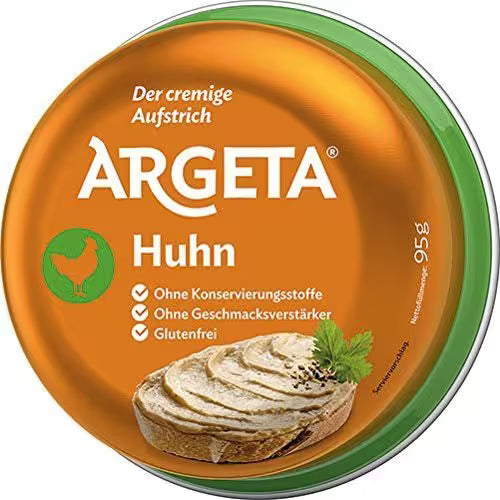 Paštéta mäsová kuracia 95g, Argeta