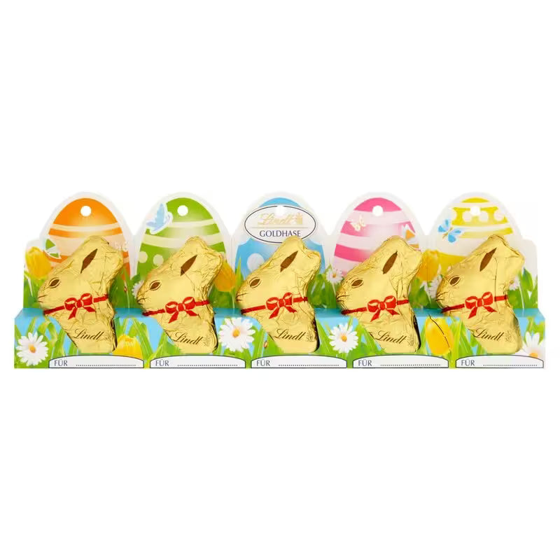Lindt Figúrky Bunny z mliečnej čokolády 5x10g