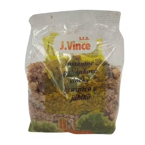Instantné pohánkové vločky brusnice 250g J. Vince