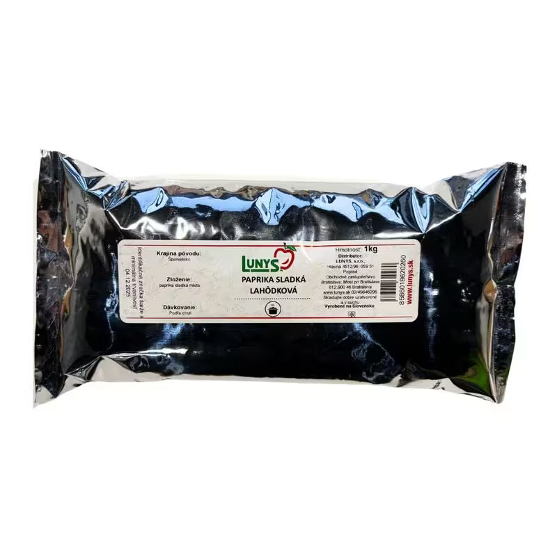 Korenie Paprika sladká lahôdková 1kg Lunys