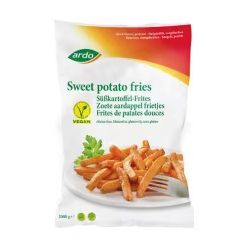 Mrazené Hranolky batátové 10mm 2kg Ardo