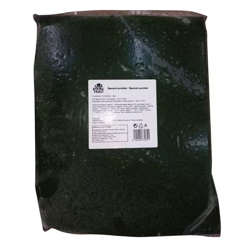 Mrazený Špenát pretlak 2,5kg Viking Frost