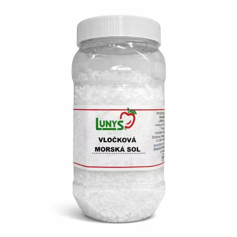 Soľ morská vločková 400g Lunys