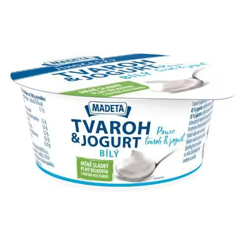 Tvaroh & jogurt biely 135g Madeta