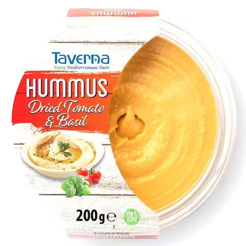 Taverna Hummus so suš. paradajkou a bazalkou 200g