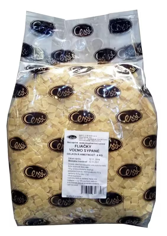 Cestoviny Fliačky 4kg Cessi
