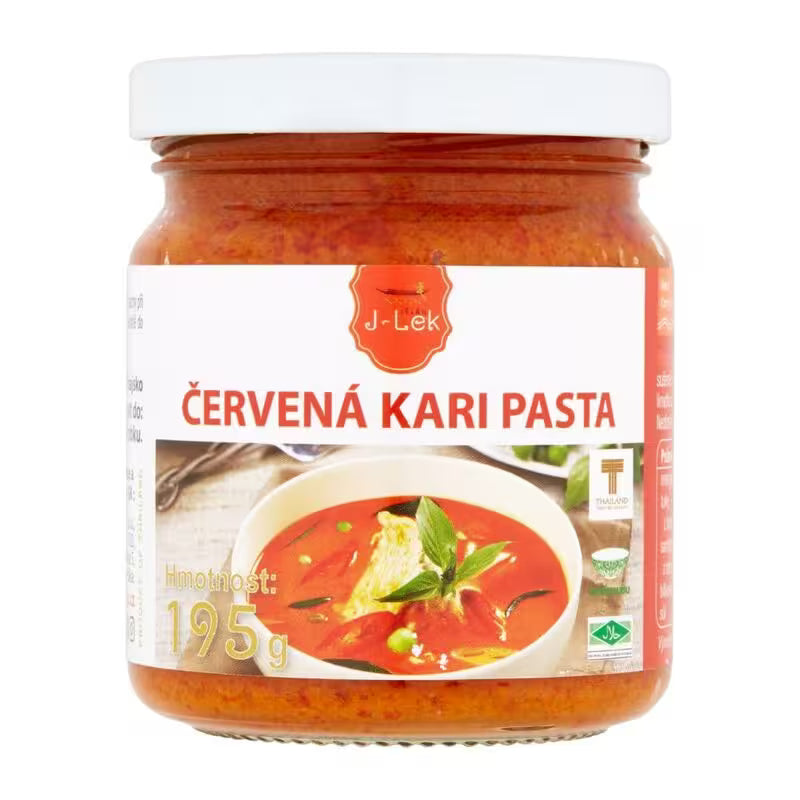 Pasta Kari červená 195g J-Lek
