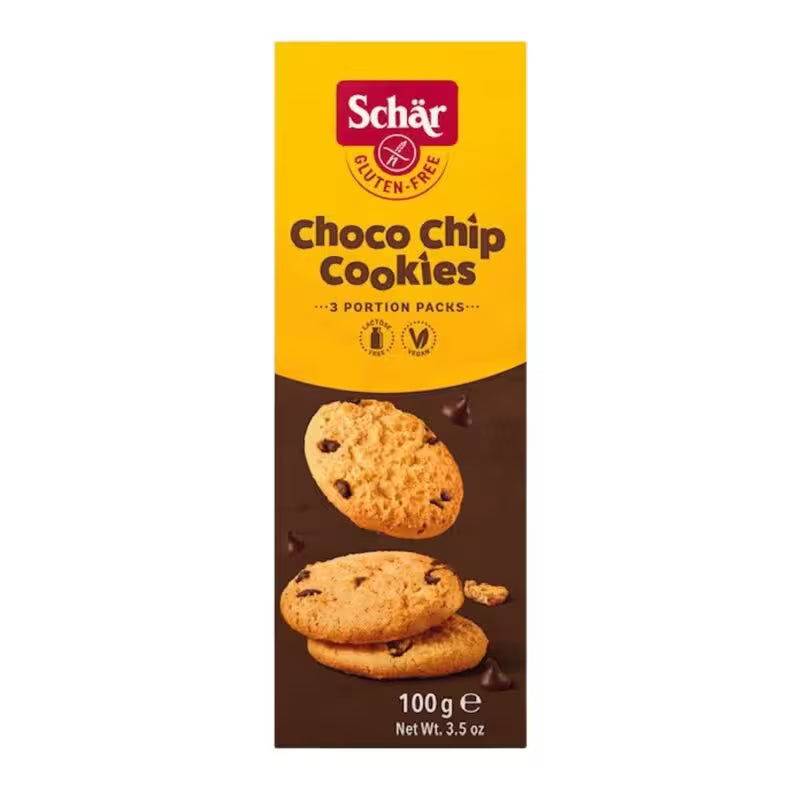 Sušienky Choco chip cookie bezlepkové 100g Schär