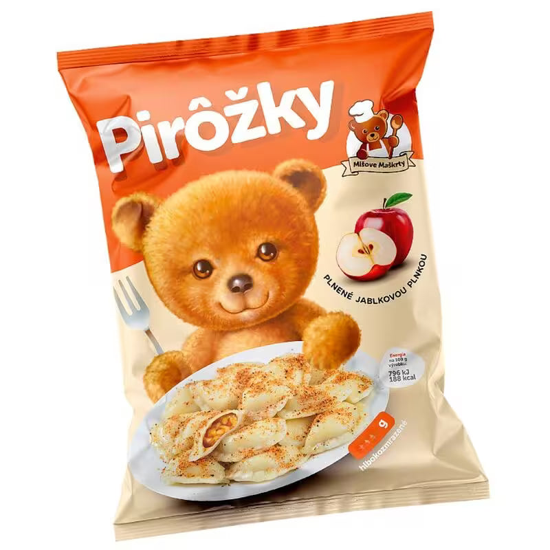 Mrazené Pirohy jablkové 1kg Mišove maškrty
