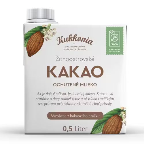 Mlieko ochutené kakao 3,3% 500ml Kukkonia