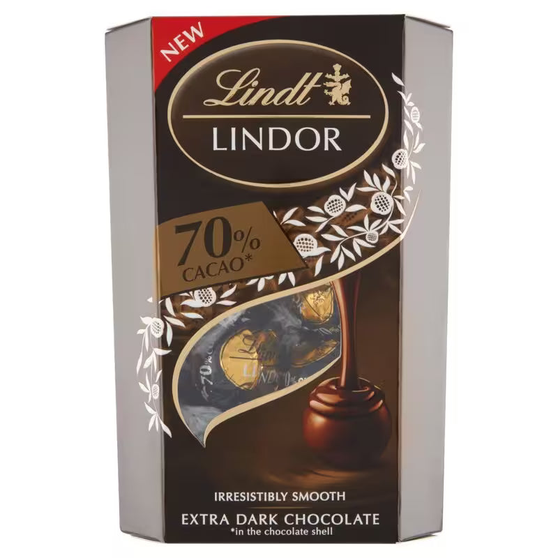 Lindt Lindor pralinky horká čokoláda 70% 200g
