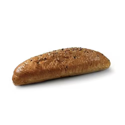 Mrazený Rožok Hot-dog so sezamom 36x80g Teplej Pes Bjk