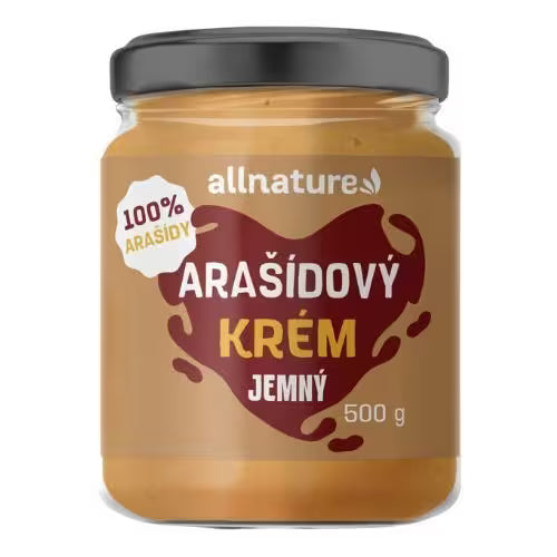 Allnature Arašidový krém jemný 500g