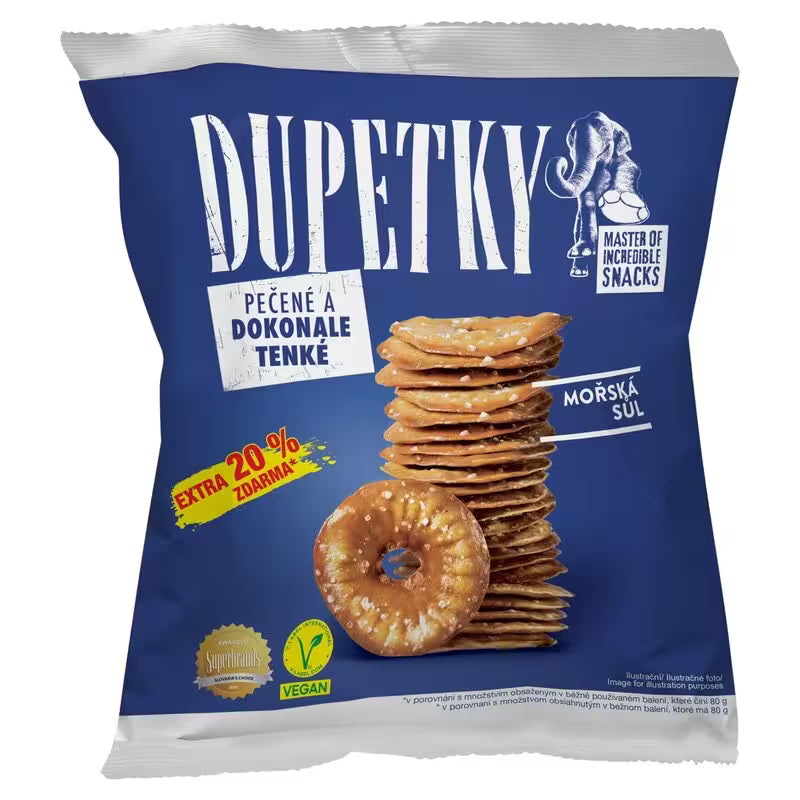 Dupetky Morská soľ 96g