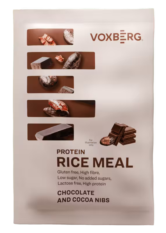 Ryžová kaša Čokoláda kakaové nibsy 60g Voxberg