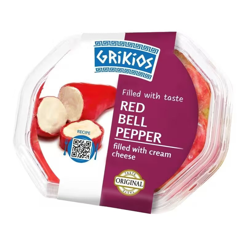 Paprika červená zvončeky so syrom 200g Grikios