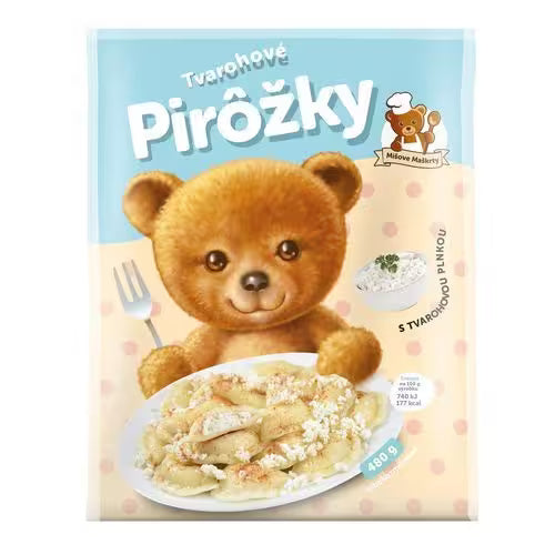 Mrazené Pirohy tvarohové 480g Mišové maškrty