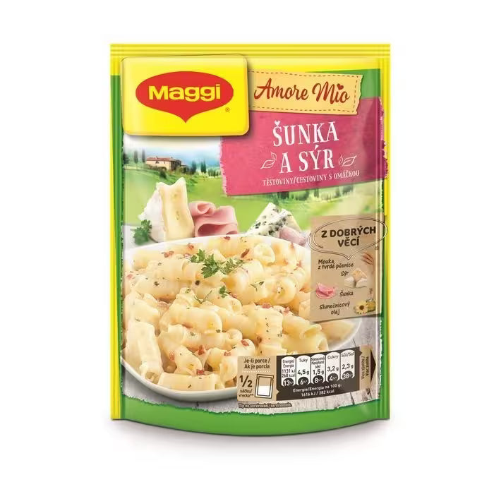 MAGGI Amore Mio, Šunka a syr (cestoviny) 140 g