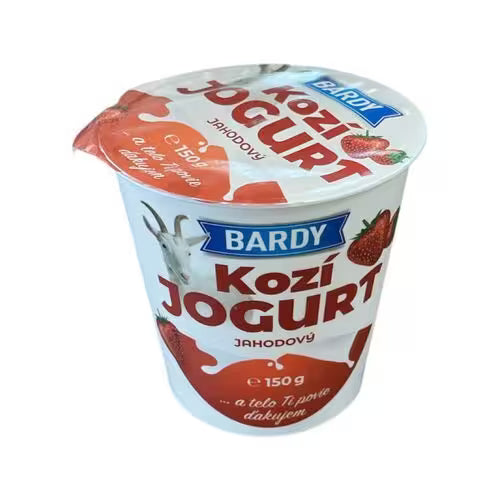 Jogurt kozí jahodový 150g Farma Bardy