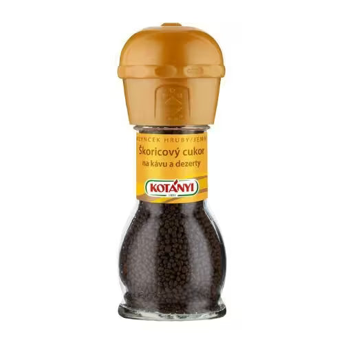 Cukrová posýpka Mlynček Škorica-cukor 66g Kotányi