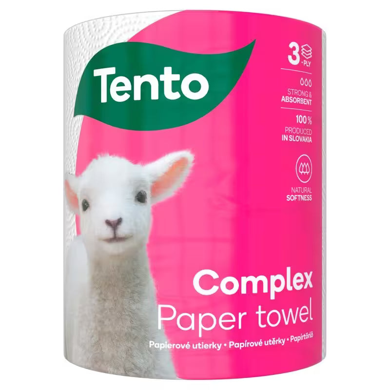 Tento Complex papierové utierky 3 vs. 1 kotúč