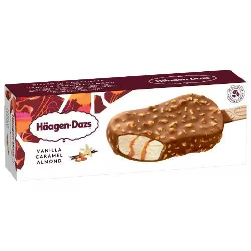 Mrazený Häagen-Dazs Nanuk vanilka karamel mandle 80ml