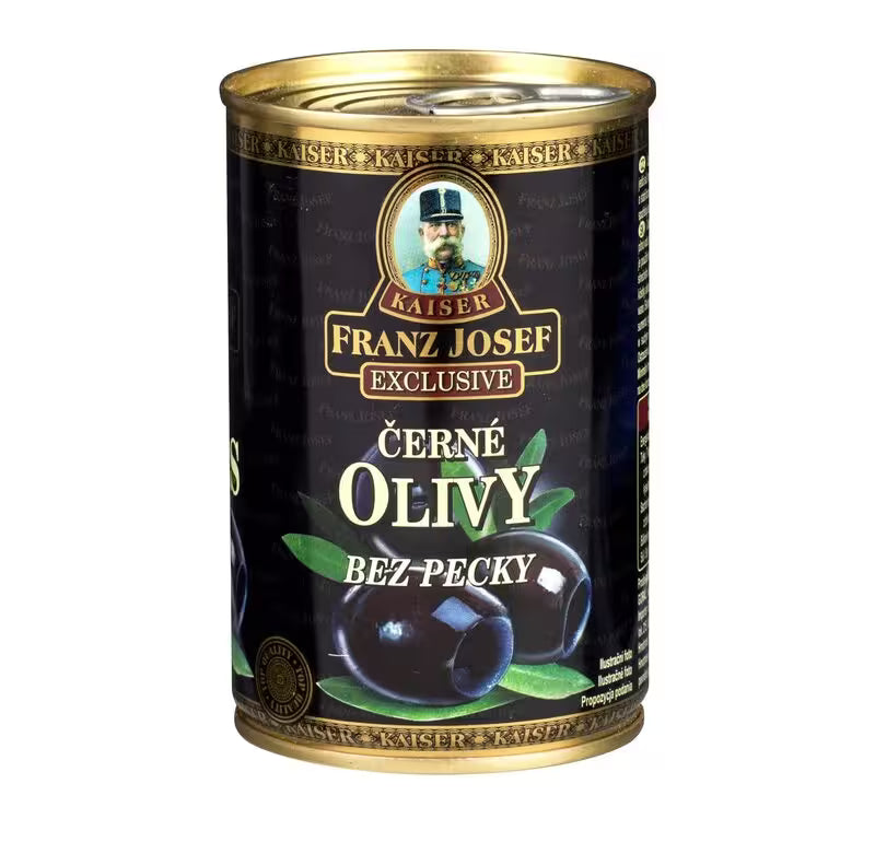 Olivy čierne bez kôstky 300g Franz Josef Kaiser