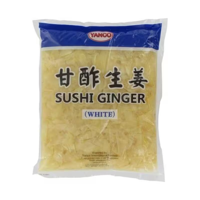 Zázvor na Sushi biely nakladaný 1,5kg Yanco