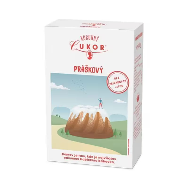 Cukor práškový 500g Korunný