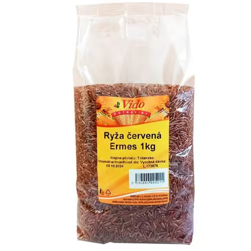 Ryža červená Ermes 1kg Vido