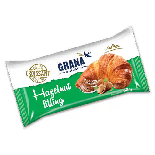 Croissant Grana s lieskovo-orieškovou náplňou 60g Frost