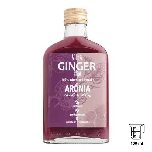 Ginger shot Arónia & Med 100ml Vlčie