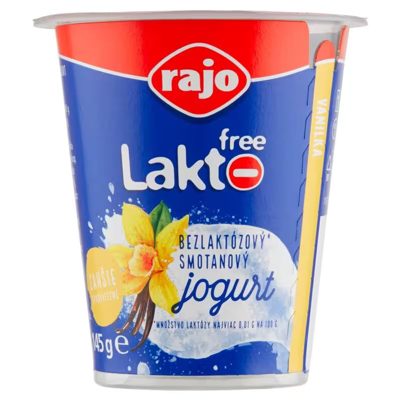 Jogurt Lakto Free vanilka 145g Rajo