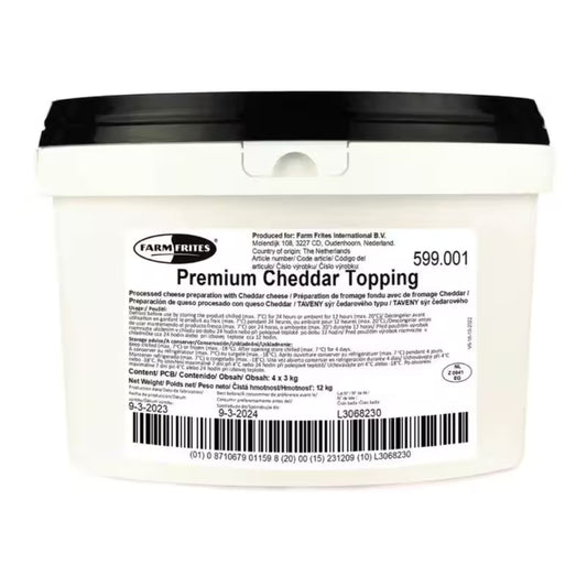 Mrazený Cheddar Topping 3l Farm Frites