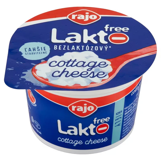 Cottage cheese BEZLAKTÓZOVÝ biely RAJO 180g