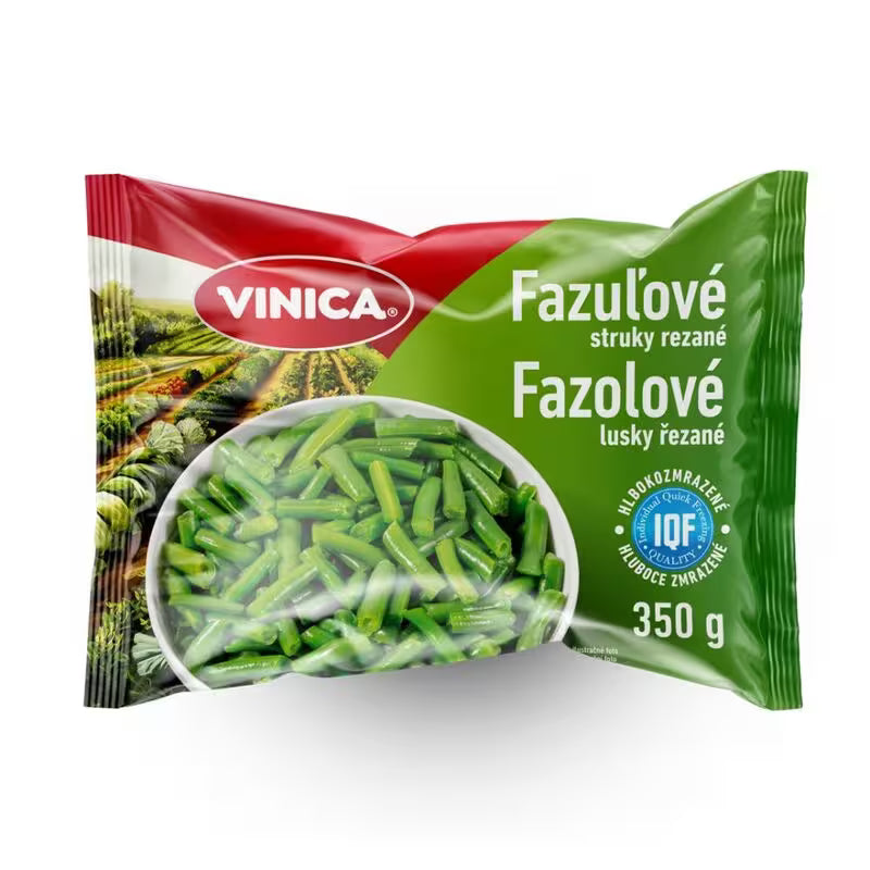 Mrazené Fazuľové struky rezané 350g Vinica
