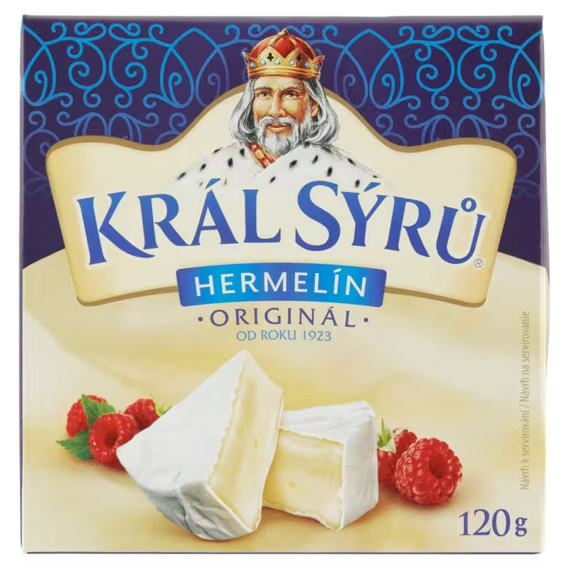 Syr Hermelín 56% Original 120g Král Sýrů