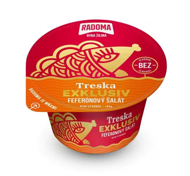 Treska Exkl. feferónový šalát 145g PRETO Žilina