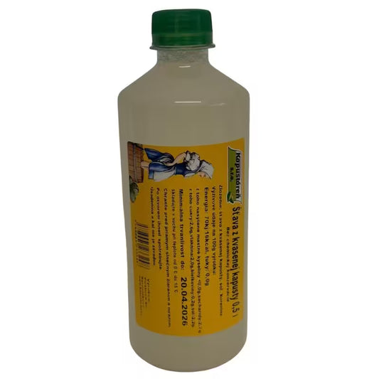 Šťava z kvasenej kapusty bielej 500ml Kapustáreň