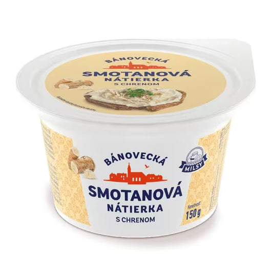 Bánovecká nátierka s chrenom MILSY 150g