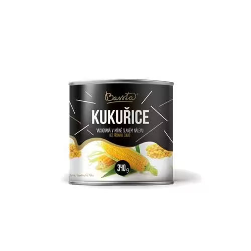 Kukurica sterilizovaná 425ml (340g) Bassta