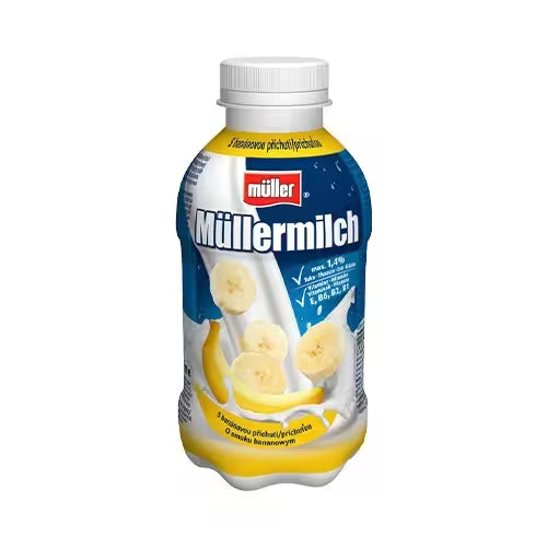 Müllermilch Mliečny nápoj s banánovou príchuťou 400g